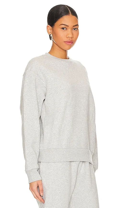 7 Days Active Fitted Crewneck in Light Grey