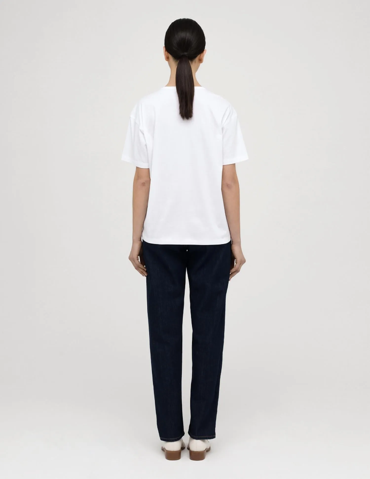 A Line - MERCERIZED COTTON TEE