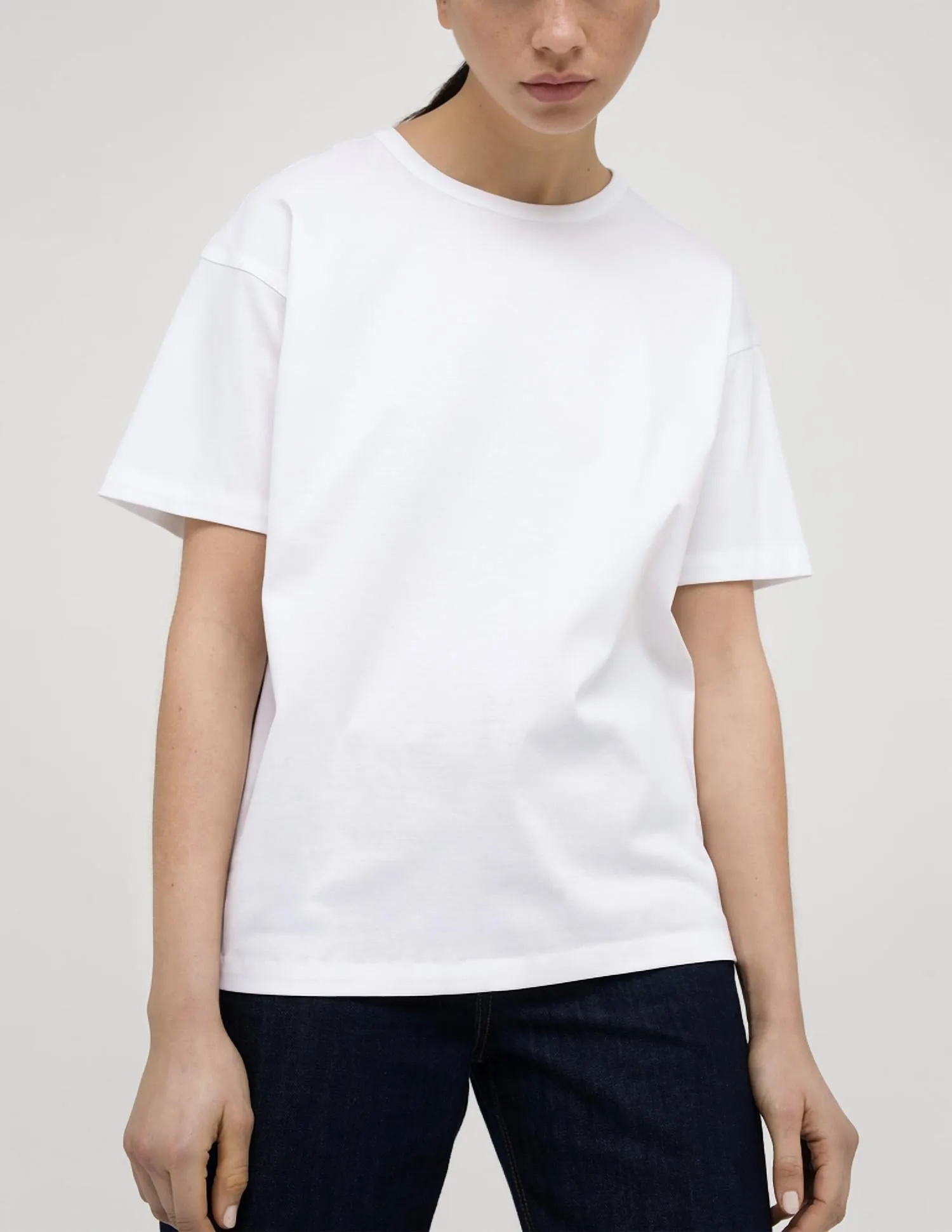 A Line - MERCERIZED COTTON TEE
