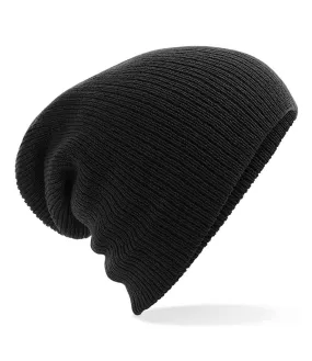 Beechfield Heavy Gauge Slouch Beanie | Black