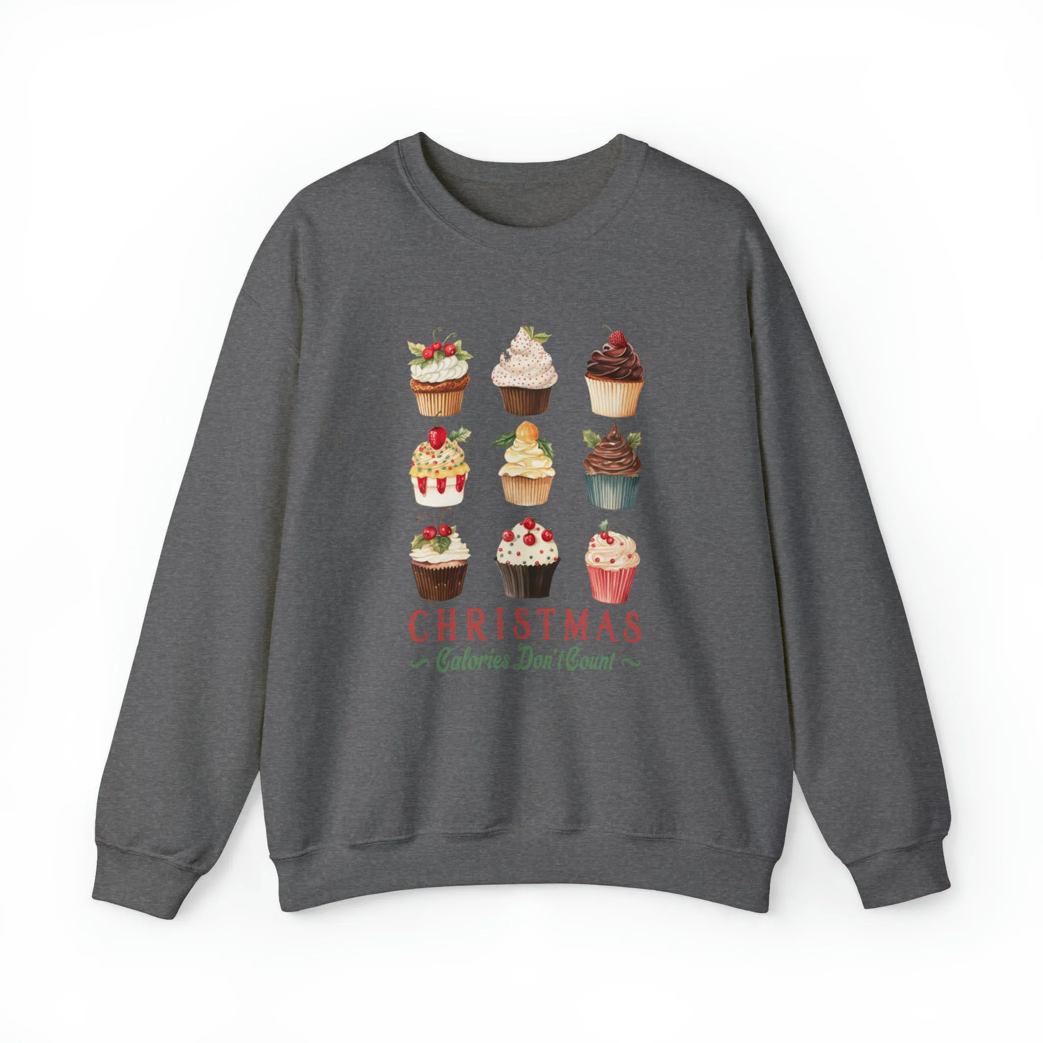 Christmas Calories Don't Count | Christmas Crewneck Sweatshirt | Unisex Sizing