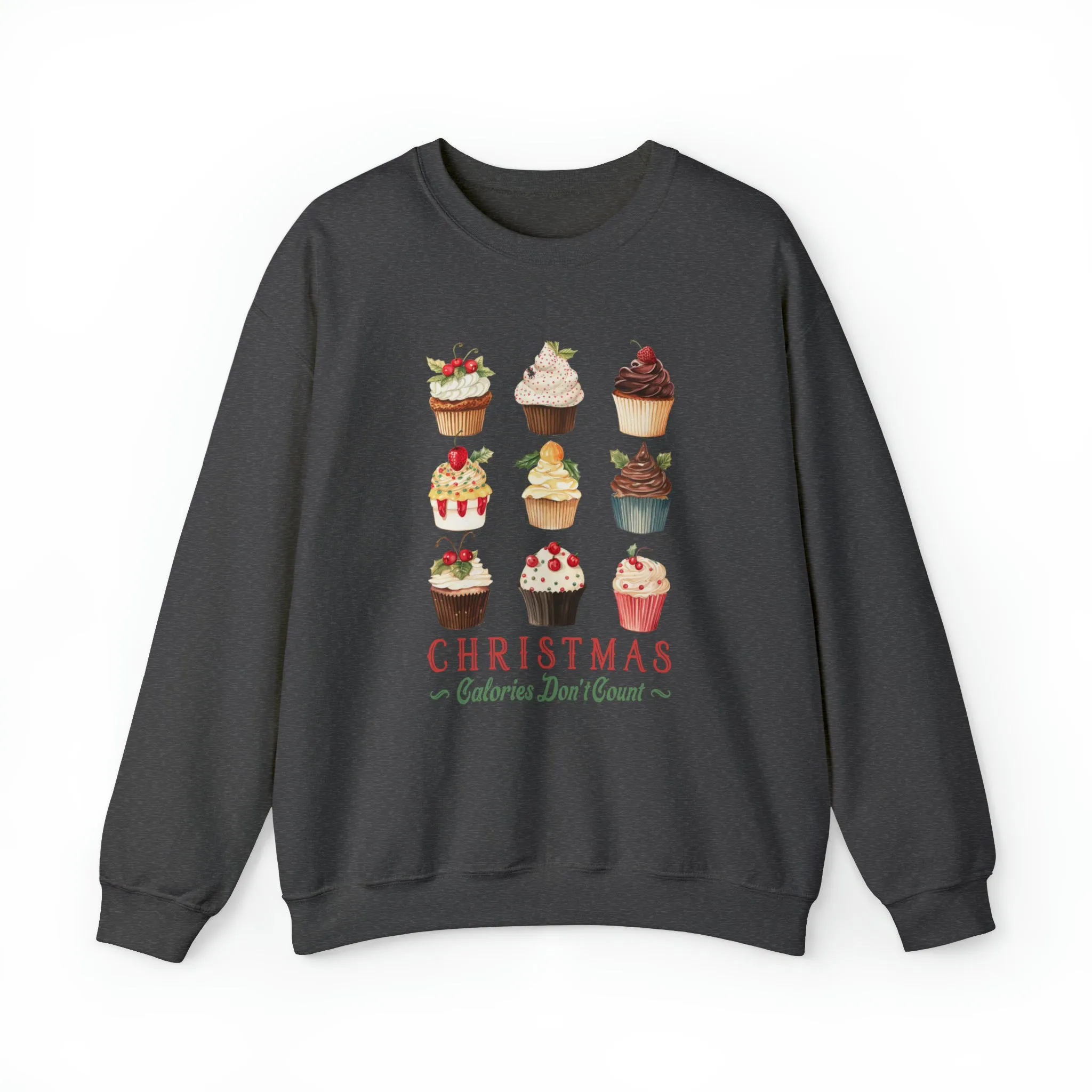 Christmas Calories Don't Count | Christmas Crewneck Sweatshirt | Unisex Sizing