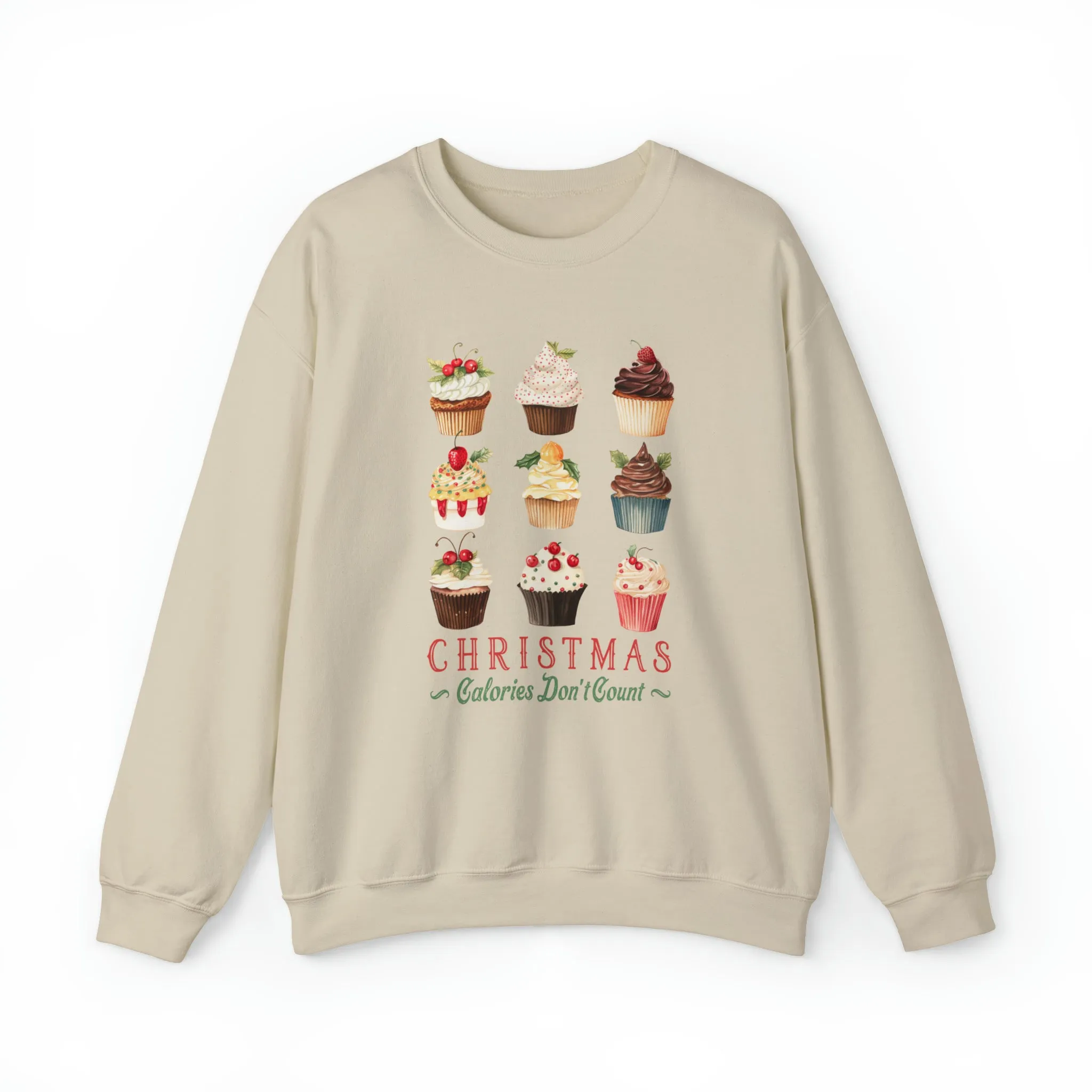 Christmas Calories Don't Count | Christmas Crewneck Sweatshirt | Unisex Sizing