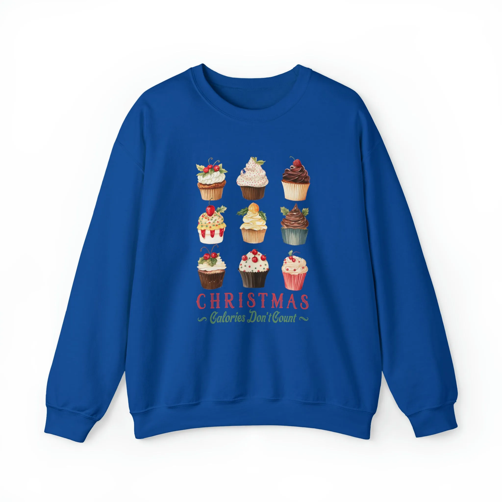 Christmas Calories Don't Count | Christmas Crewneck Sweatshirt | Unisex Sizing