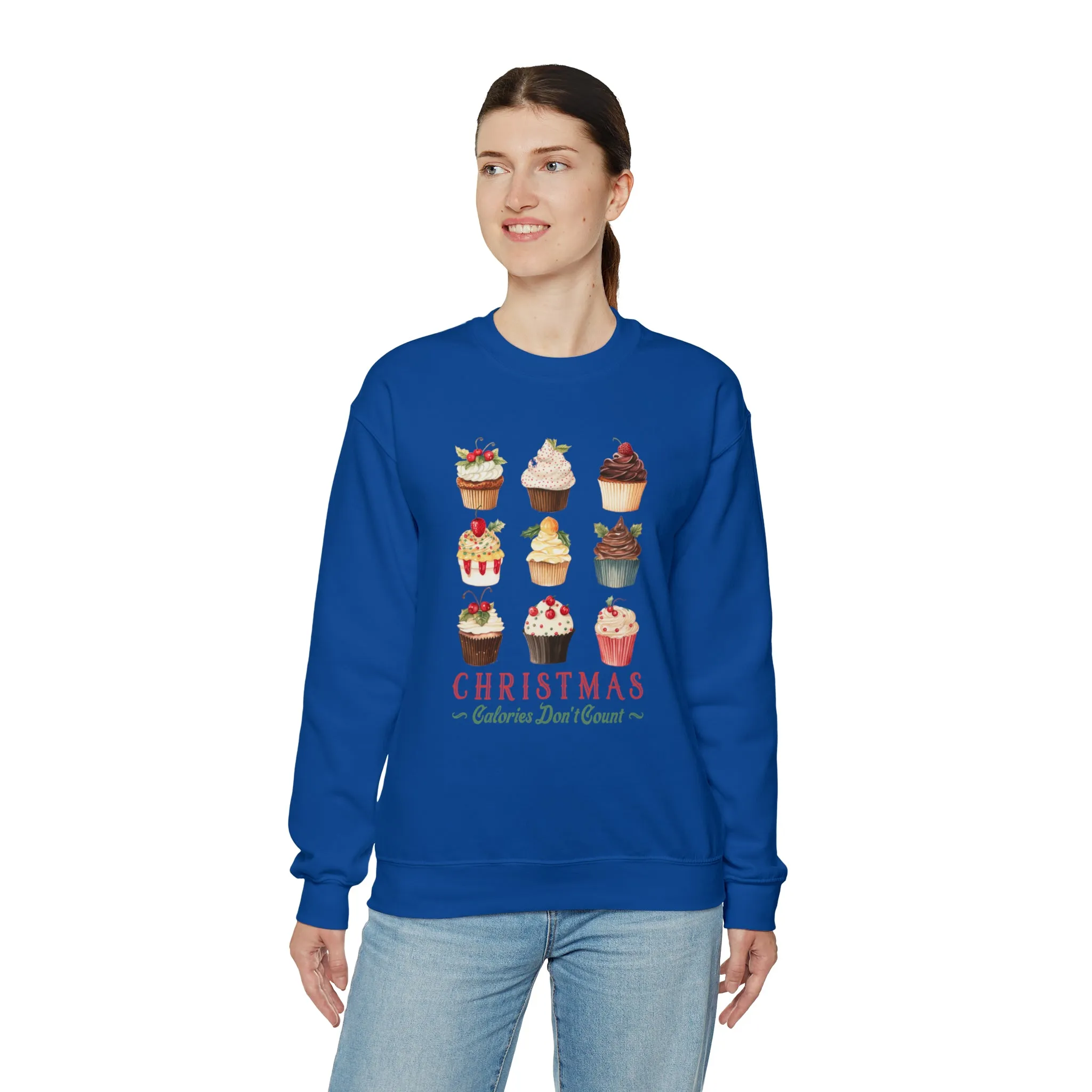 Christmas Calories Don't Count | Christmas Crewneck Sweatshirt | Unisex Sizing