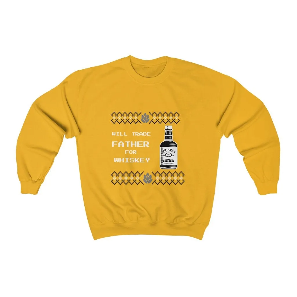 Father joke Ugly Sweater Unisex Crewneck Sweatshirt, Gift for Sister/Christmas/Thanksgiving/Birthday/Anniversary/Housewarming/Halloween/Grad