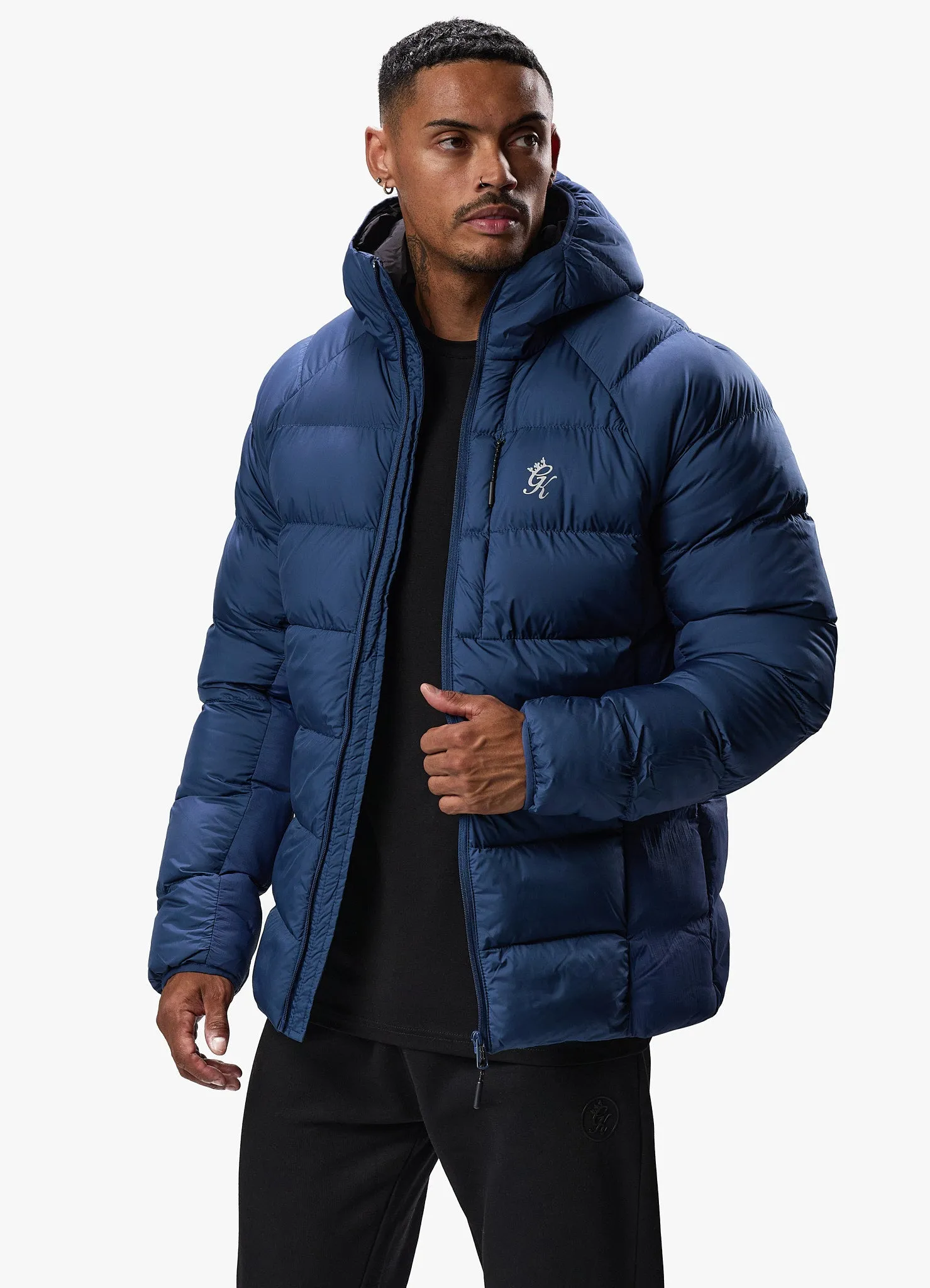 Gym King Limit Puffer Jacket - Navy