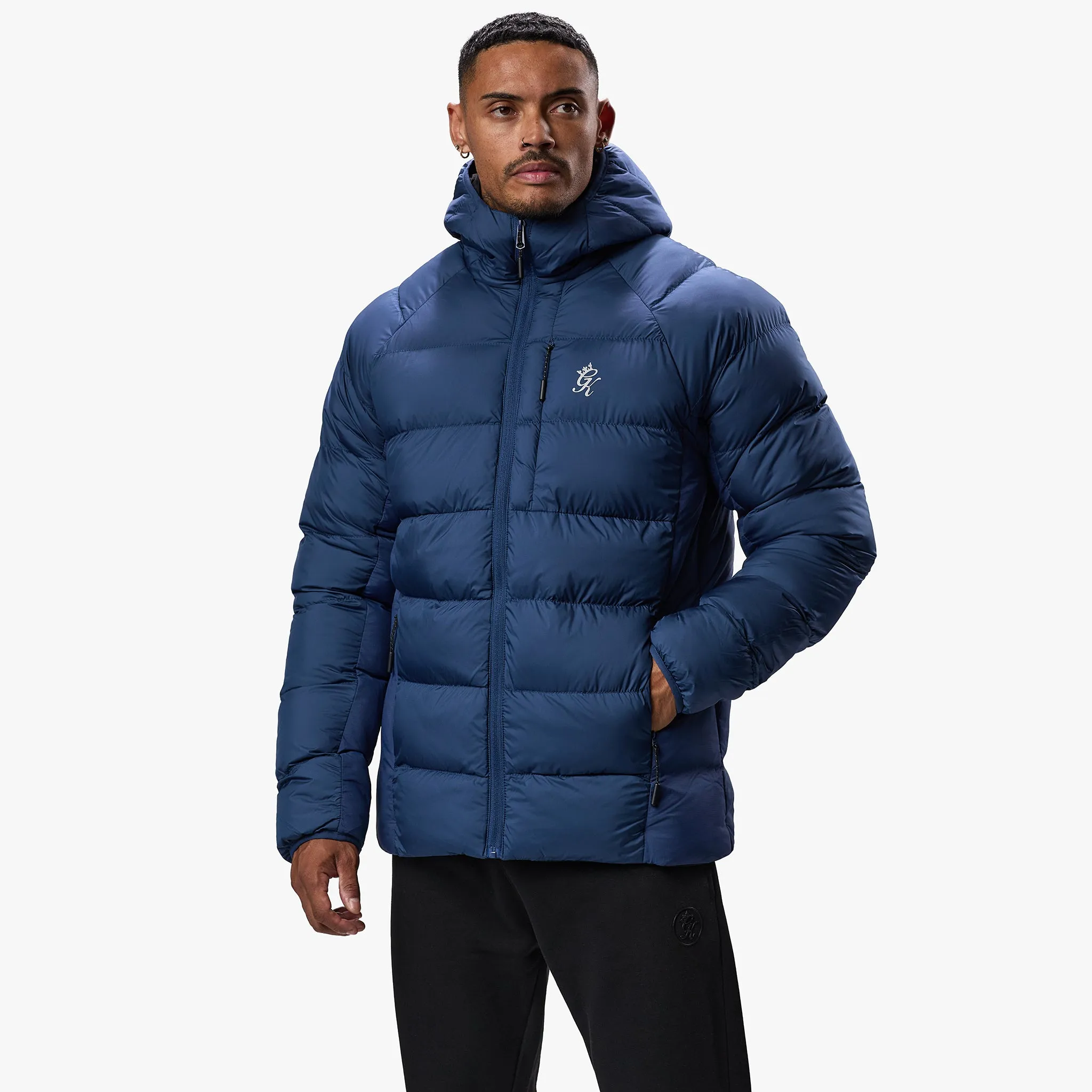 Gym King Limit Puffer Jacket - Navy