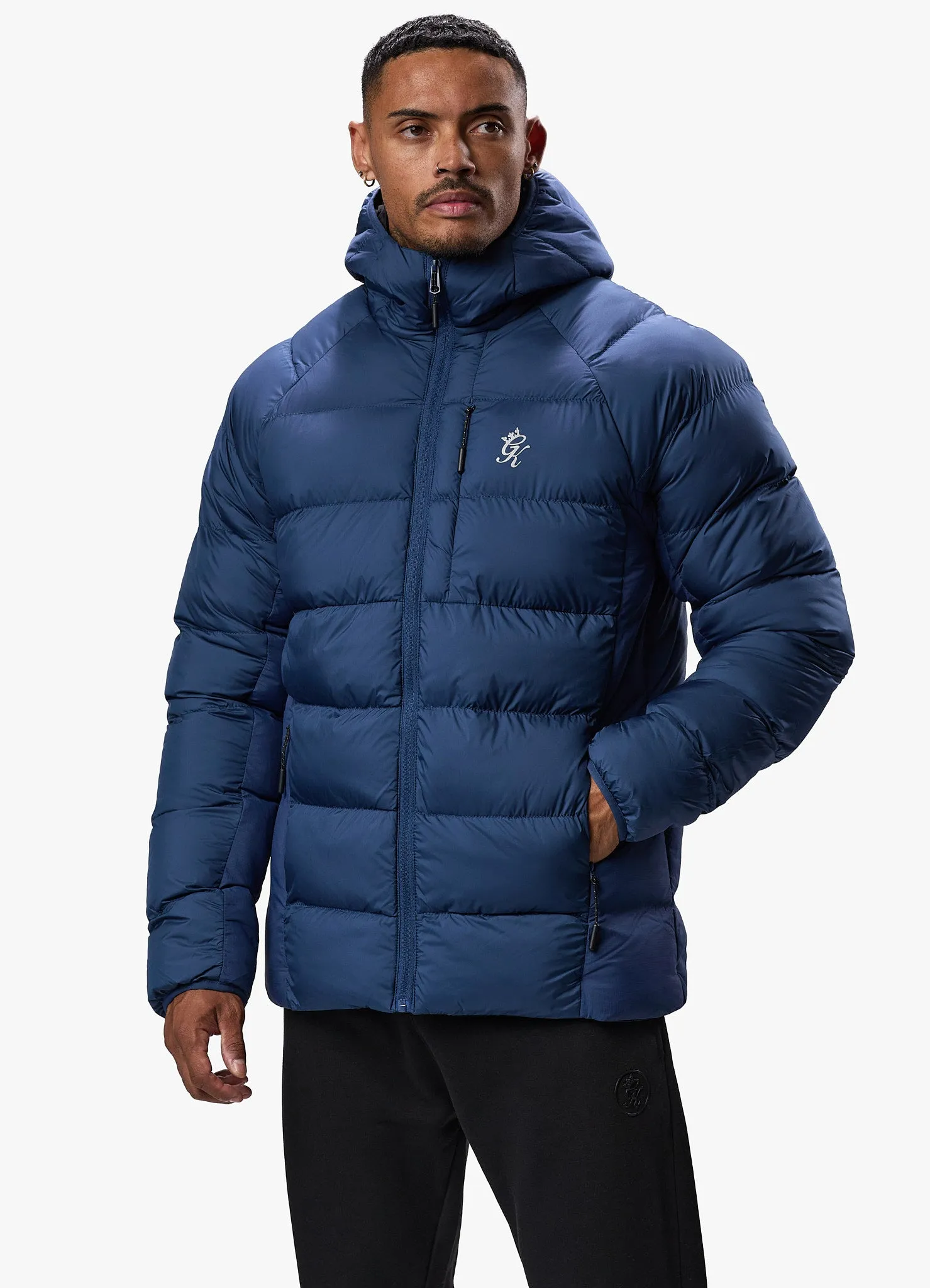Gym King Limit Puffer Jacket - Navy