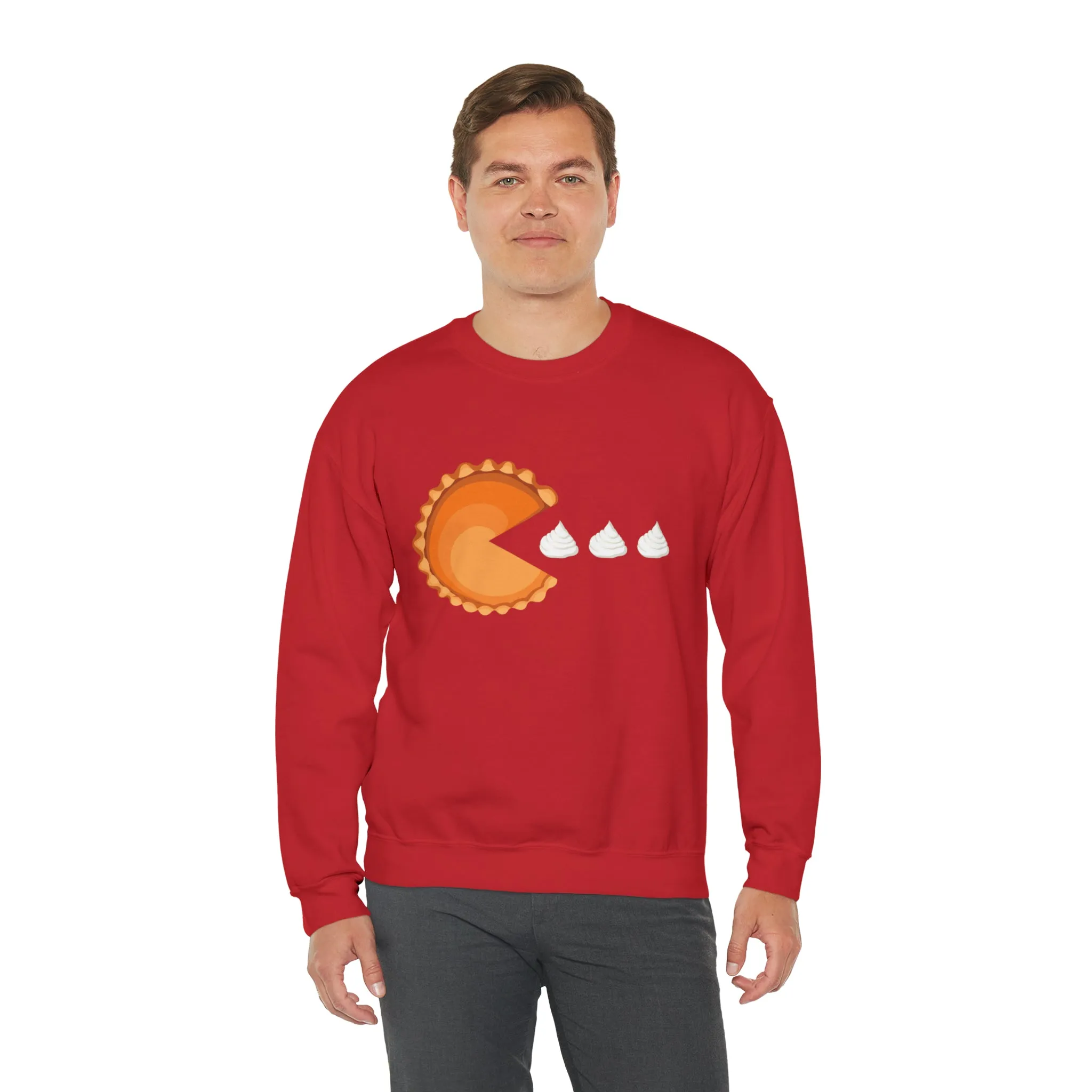 Here For The Pie| Crewneck Sweatshirt | Funny Men Fall Sweatshirt
