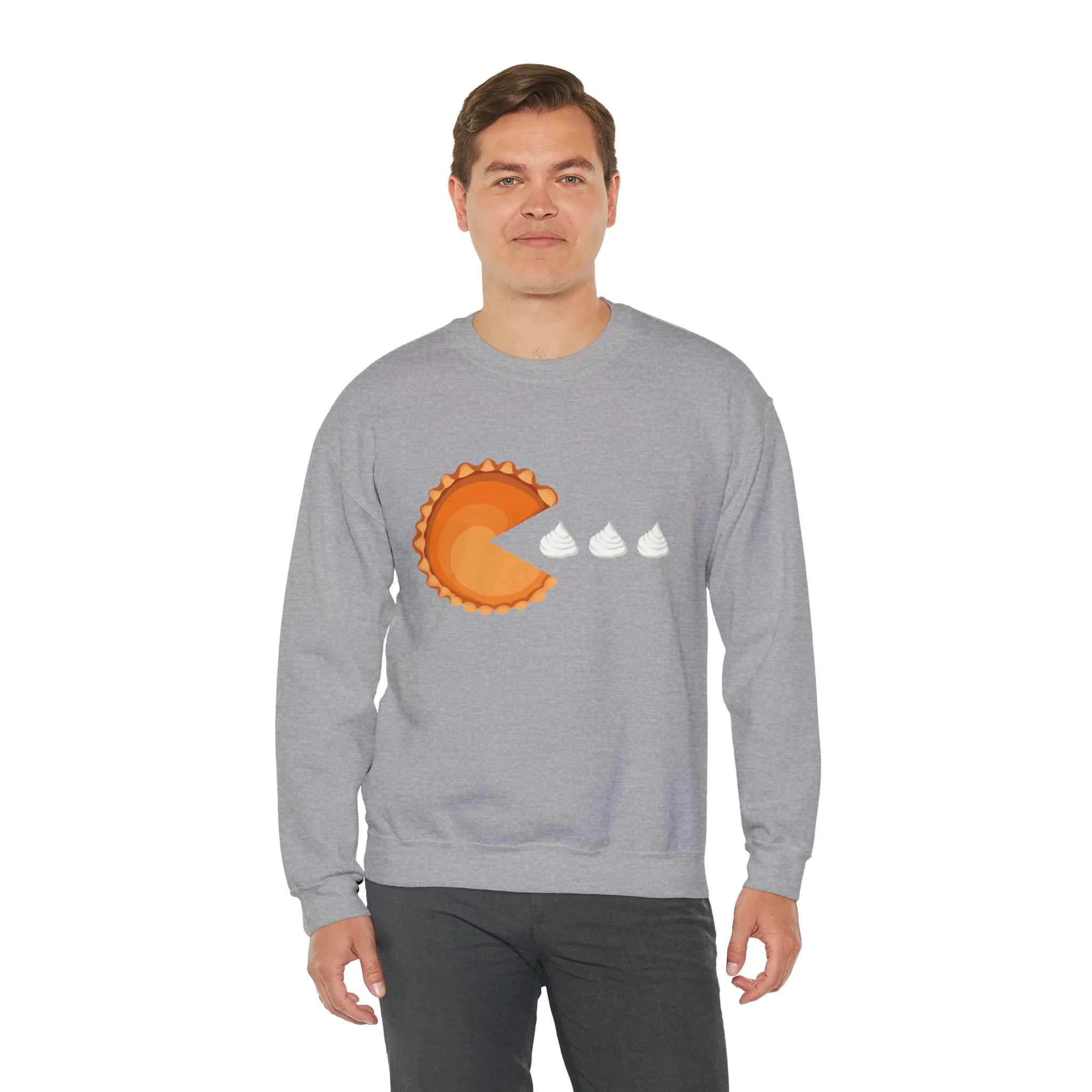 Here For The Pie| Crewneck Sweatshirt | Funny Men Fall Sweatshirt