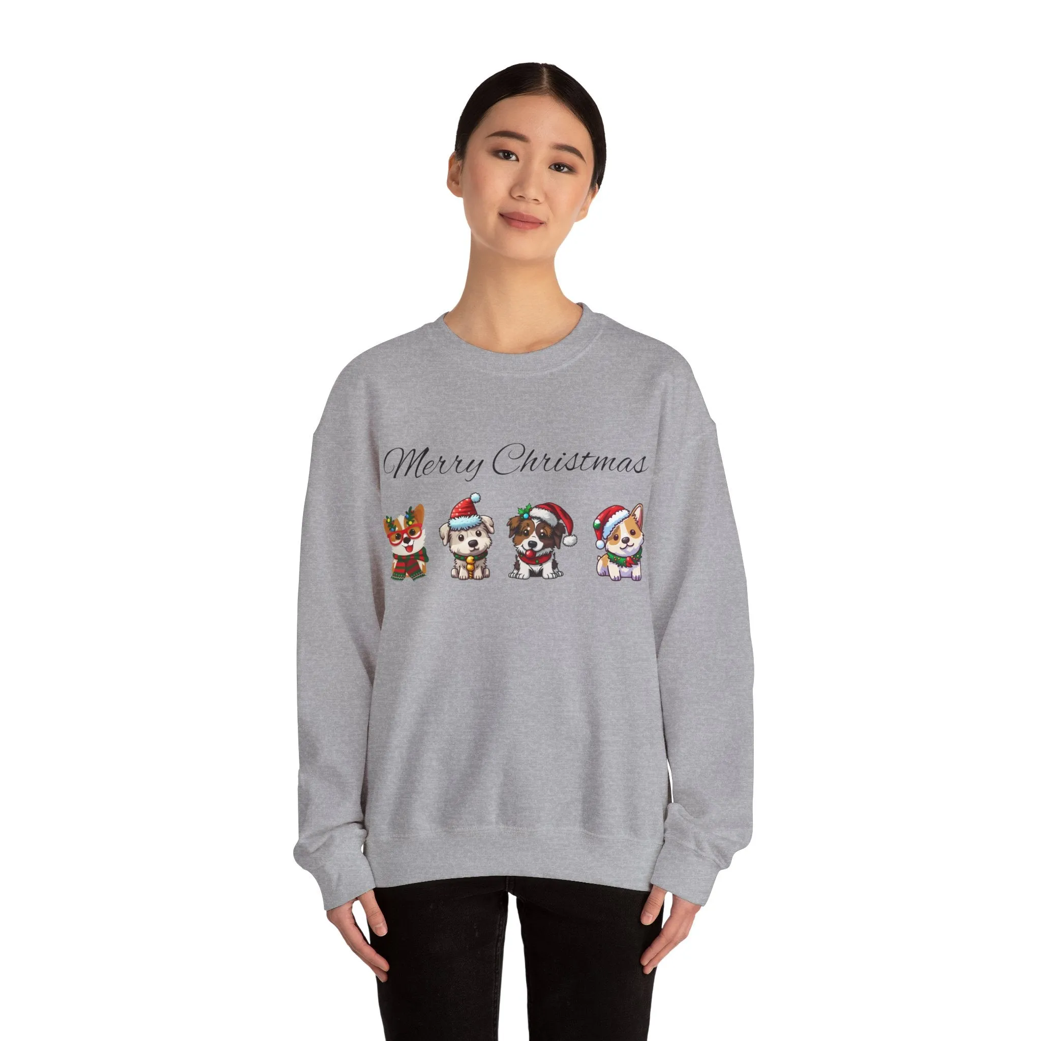 Merry Christmas Corgi Dog Lover Sweatshirt
