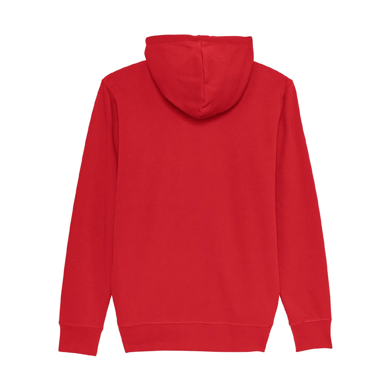 Omnitau Adult's Team Sports Organic Cotton Full Zip Hoodie - Red