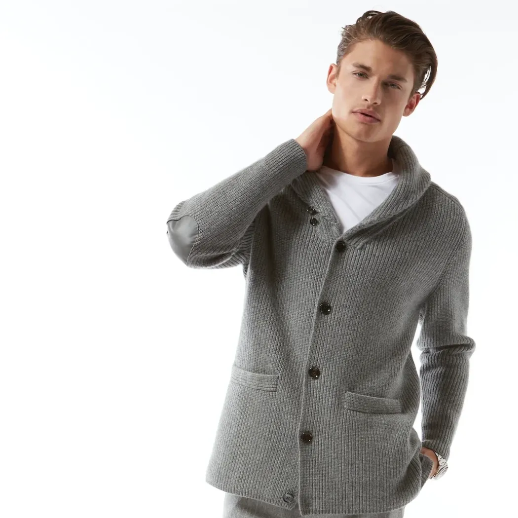 Shawl Collar Cashmere Cardigan