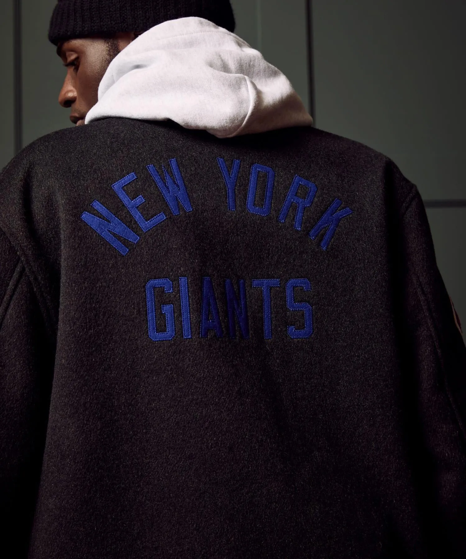 Todd Snyder   NFL by Fanatics Giants Cashmere Coaches Jacket