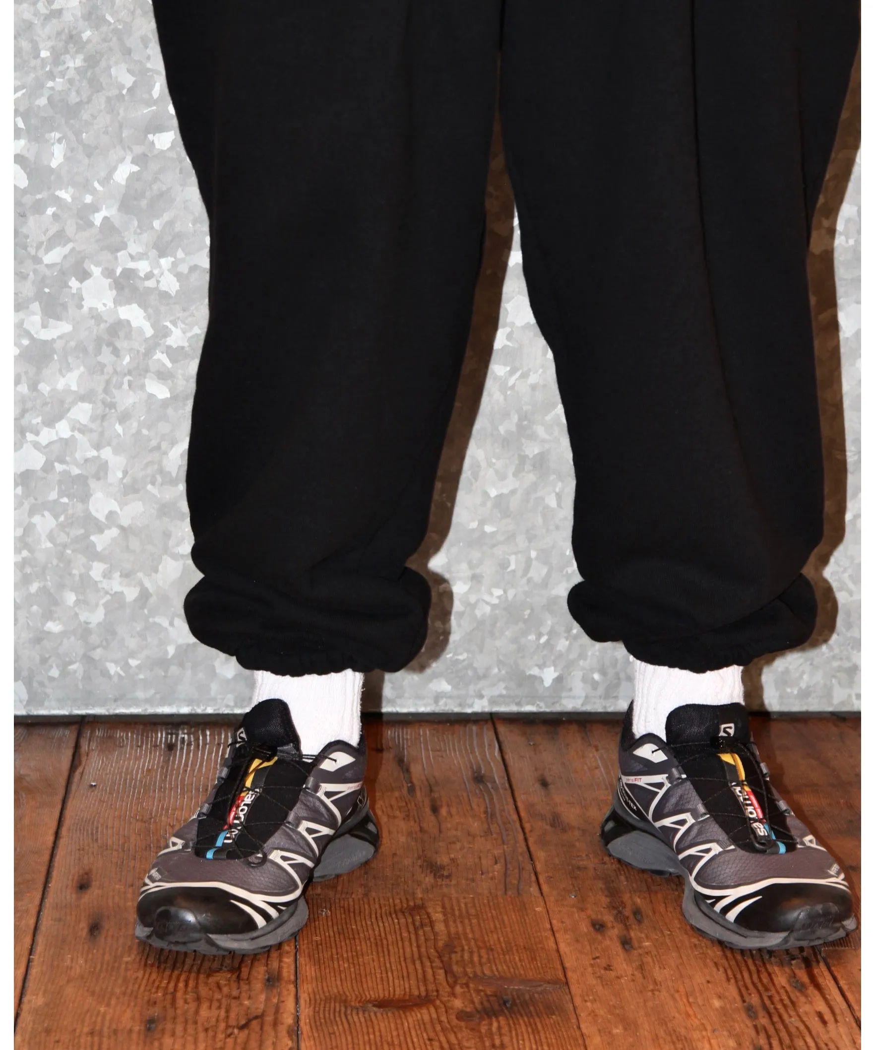 WIDE SWEAT PANTS "D.NAVY"
